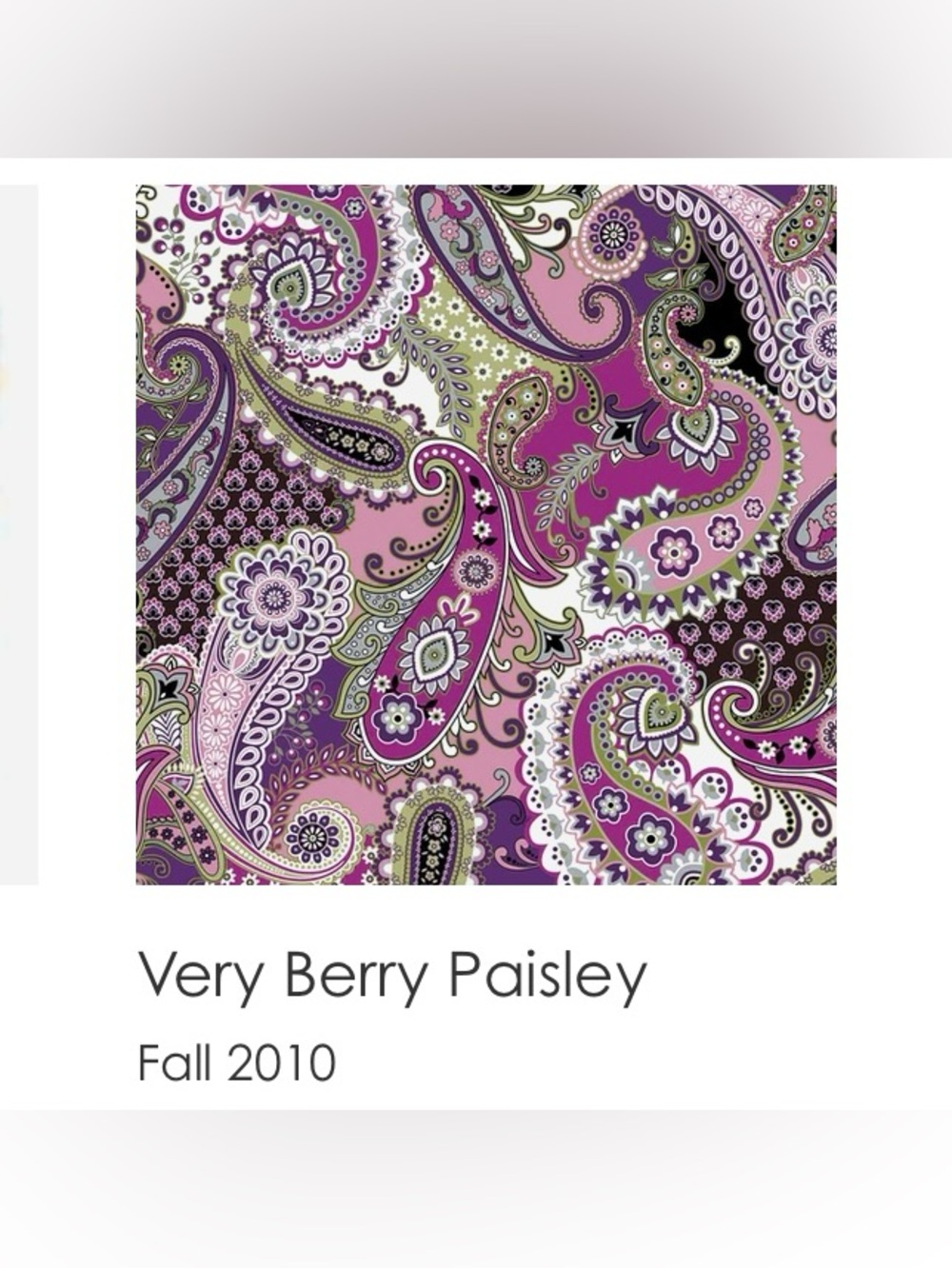 VERA BRADLEY Very Berry Paisley  2010 Little Lizzy Crossbody Purple Pink Y2K - Picture 16 of 16